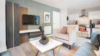 Show home open plan living